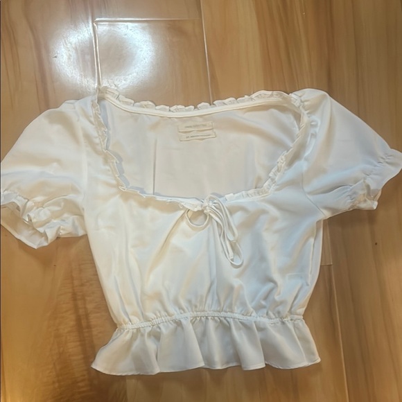 Urban Outfitters Tops - White Ruffled Women's Top